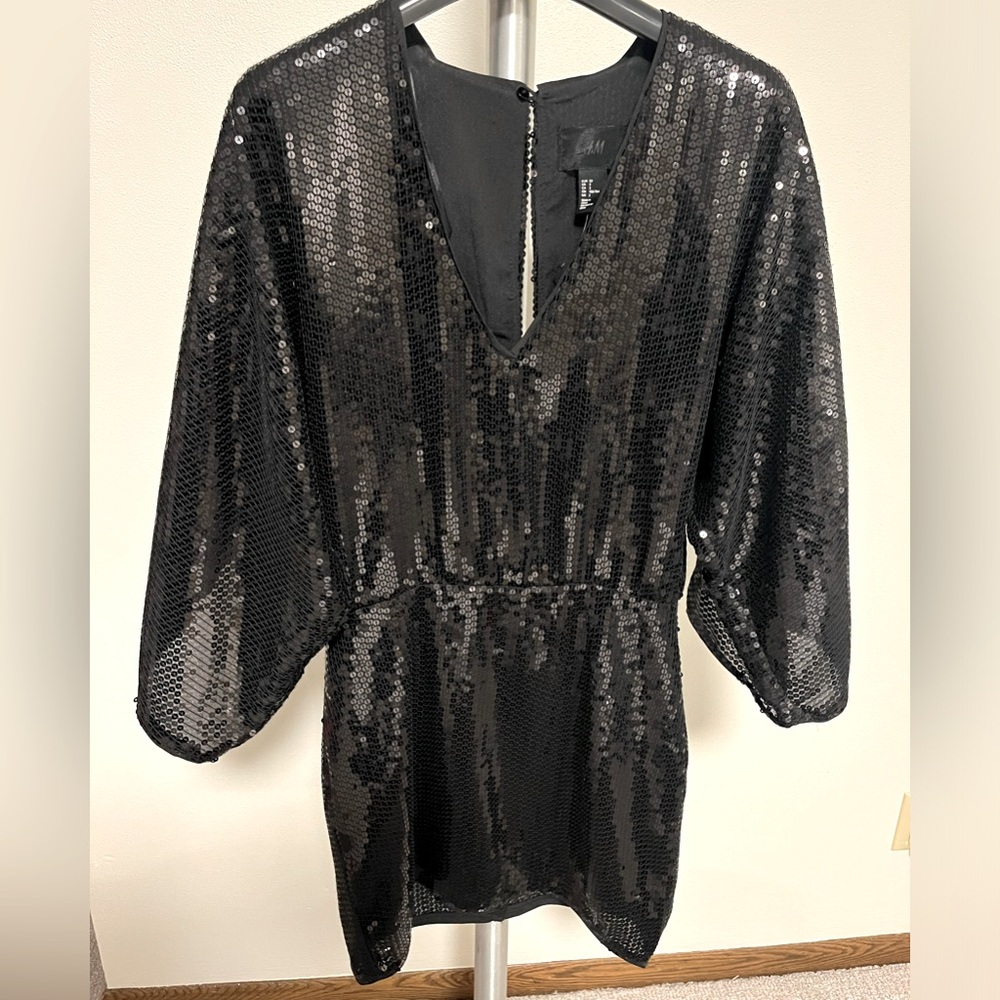 H&M sequence mini dress
